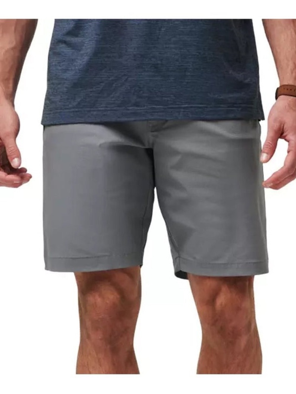Travis Mathew Wanderlust Golf Shorts Quiet Shade Gray Size 40